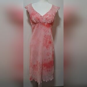 I.N. San Francisco Flutter Sleeve 90s Y2K Midi Dress Size 11 Juniors